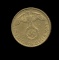 1937-A... 5 Pfennig ... Nazi Old German Coin