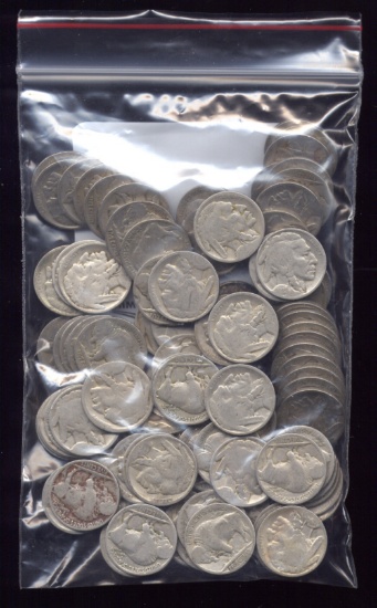 100 ... Partial Date Buffao Nickels