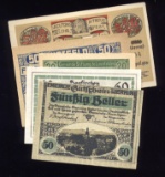 5 Notes ... 1920 Notgeld ... Old Money
