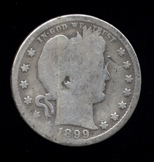 1899-S ... Better Date ... Barber Quarter