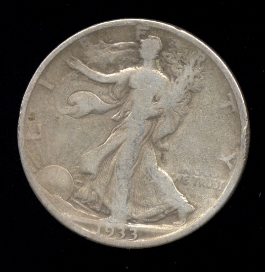 1933-S ... Semi Key ... Walking Liberty Half Dollar