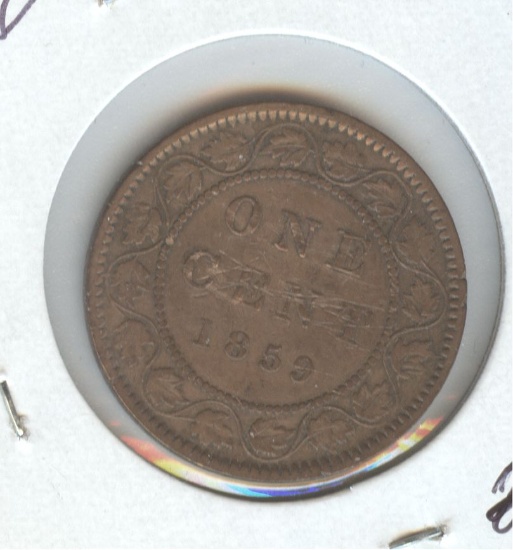 1859 CANADA 1 CENT