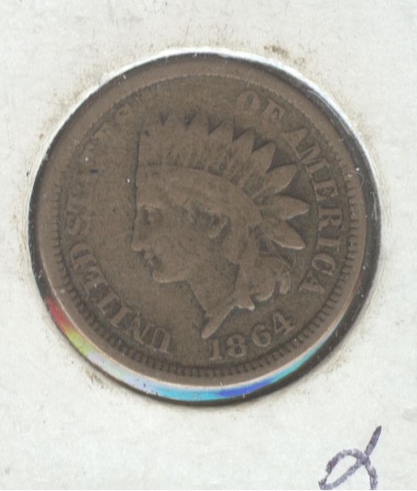 1864 INDIAN HEAD CENT