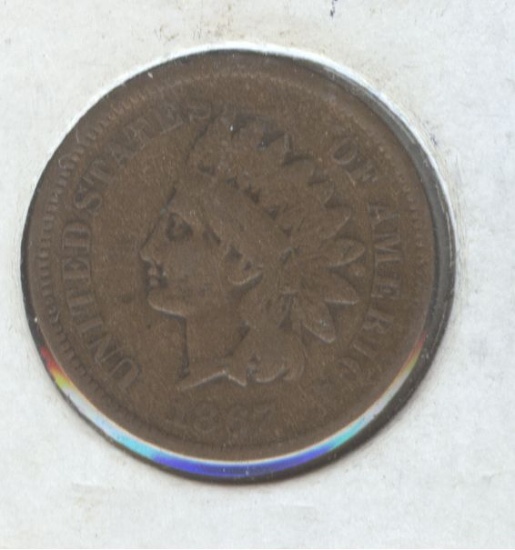 1867 INDIAN HEAD CENT