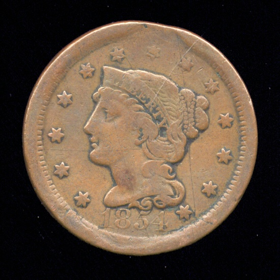 1854 ... Large Cent