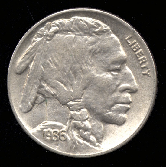 1936 ... CH  UNC ... Full Horn ... Buffalo Nickel