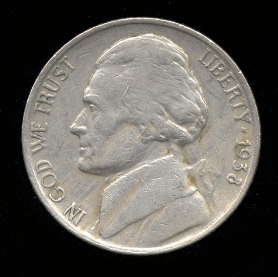 1938-S ... VF++ ... Jefferson Nickel