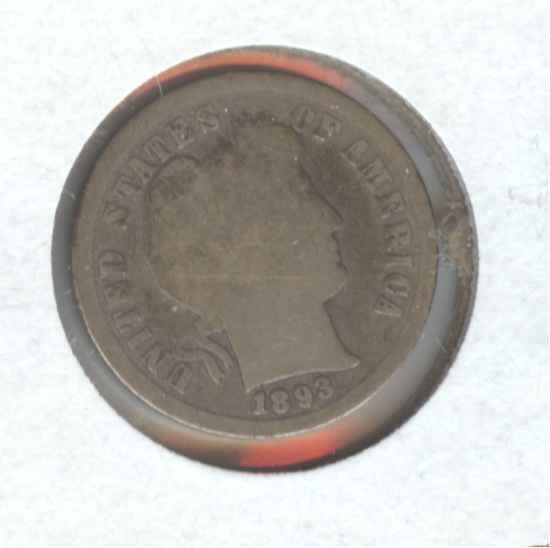 1893-S BARBER DIME