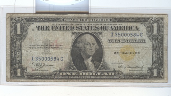 SERIES1935-A $1 YELLOW SEAL NORTH AFRICA NOTE