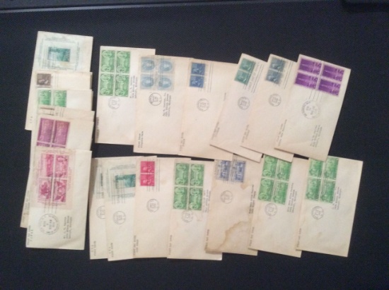 TWENTY-FIVE VARIOUS FIRST DAY COVERS