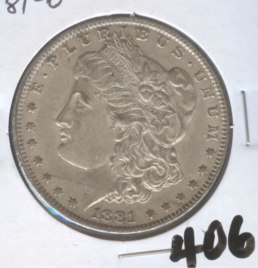 1881-O MORGAN SILVER DOLLAR