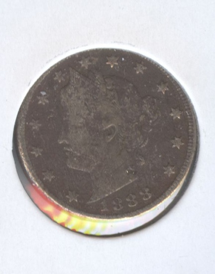 1888 LIBERTY "V" NICKEL