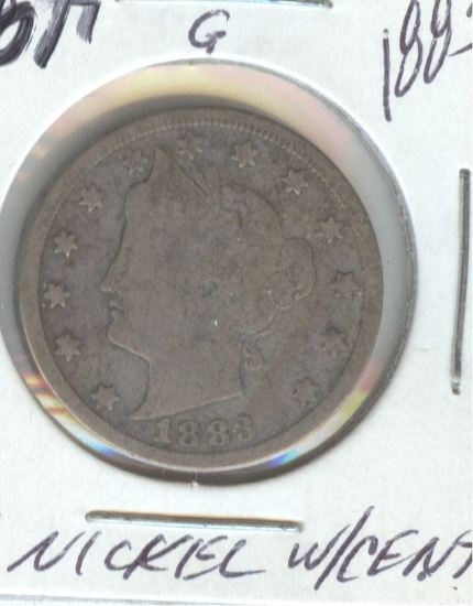 1883 LIBERTY "V" NICKEL