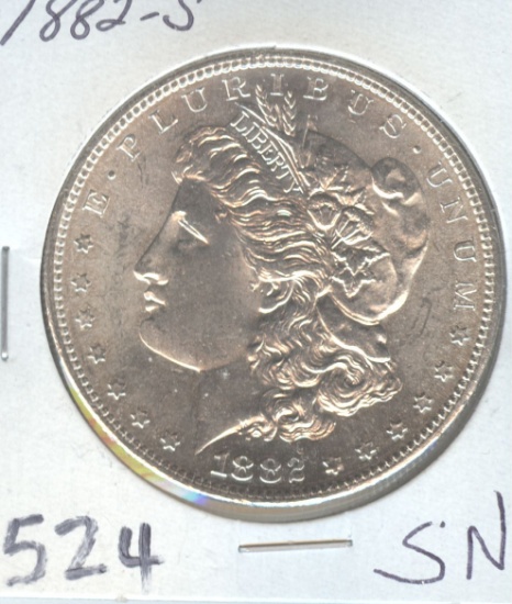 1882-S MORGAN DOLLAR