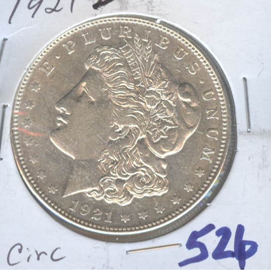 1921-D MORGAN DOLLAR