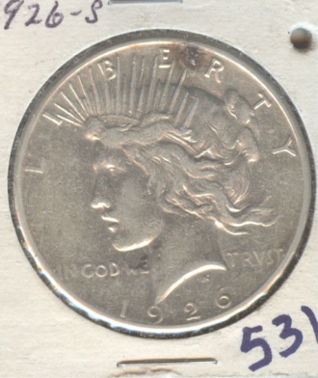 1926-S PEACE DOLLAR
