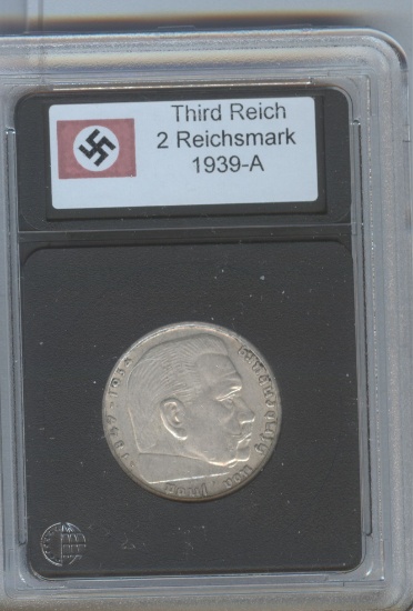 1939-A GERMANY 2 MARK SILVER