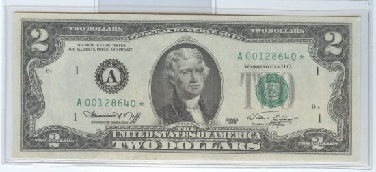 SERIES 1976 $2 FRN STAR NOTE