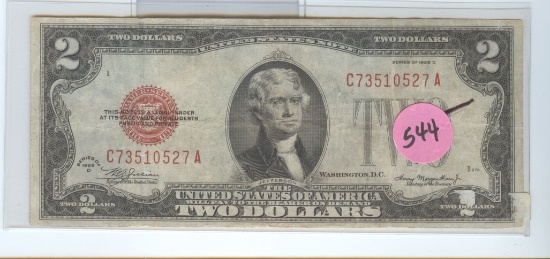 SERIES 1928-D $2 U.S. NOTE