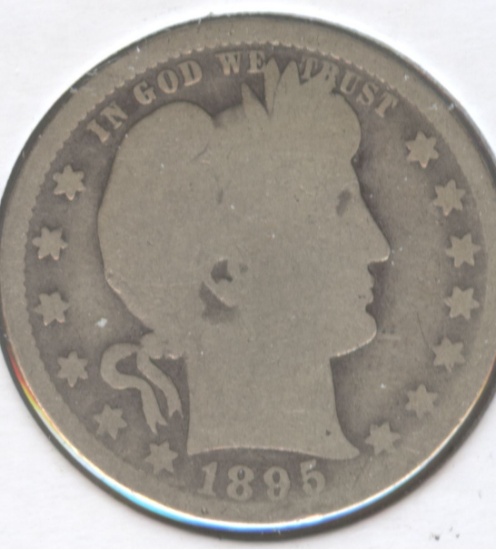 1895-O BARBER QUARTER
