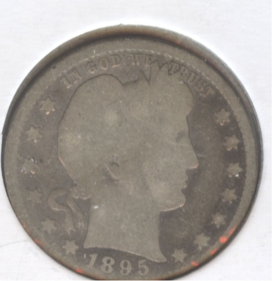1895-S BARBER QUARTER