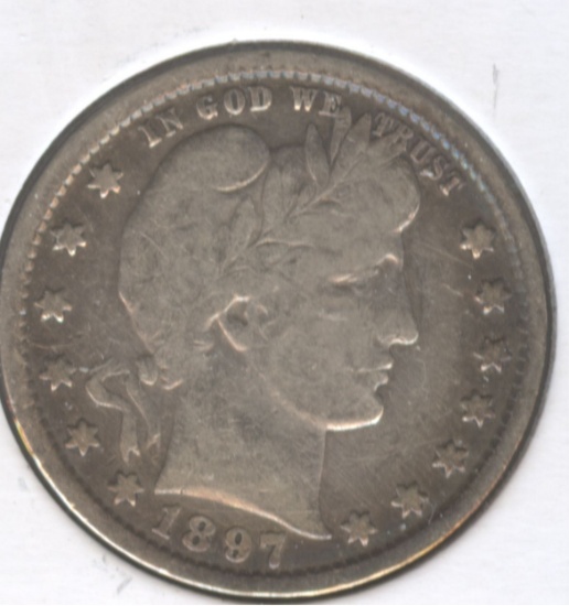 1897 BARBER QUARTER