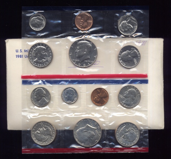 1981 ... P & D Mint Sets