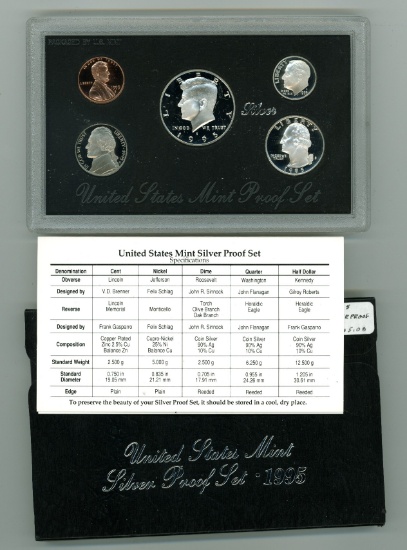 1995-S SILVER PROOF SET