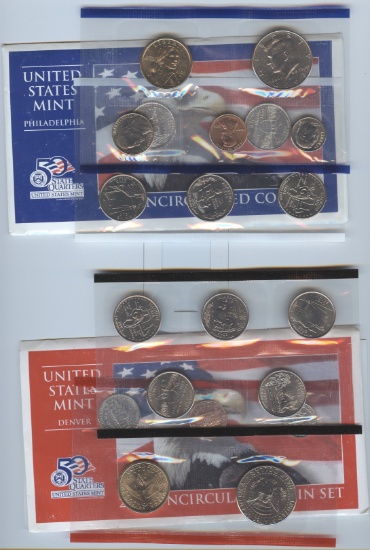 4 DIFFERENT MINT SETS