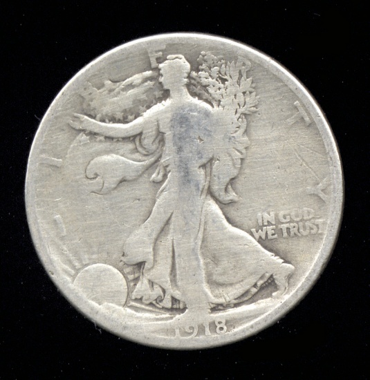 1918 ... Walking Liberty Half Dollar
