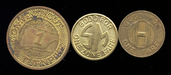 3 Transportation Tokens