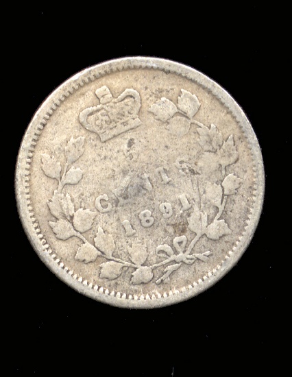 1891 ... 5 Cent - Silver ... Canada