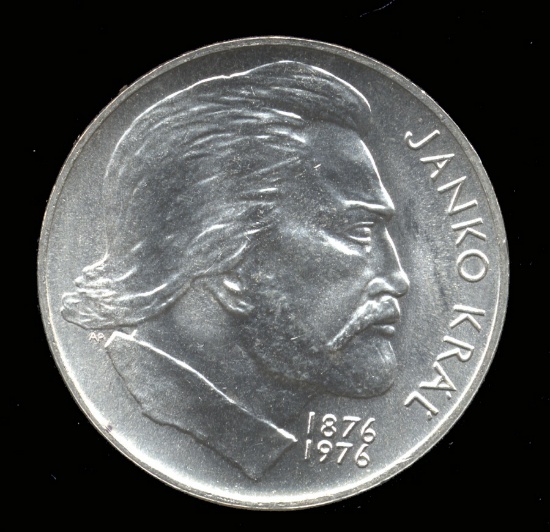 * 1976 ... 100 Korun ... BU  UNC - Silver .... Czechoslovakia