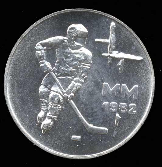 * 1982 ... 50 Markkaa - BU - Silver ... Finland