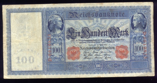 100 Marks ... Old German Bank Note