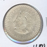 1948 MEXICO CUAUHTEMOC 5 PESO