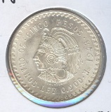 1948 MEXICO CUAUHTEMOC 5 PESO