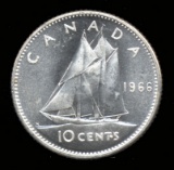 * 1966 ... 10 Cent  PRF - Silver ... Canada