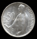 * 1947 ... 50 Let - UNC - Silver .... Czechoslovakia