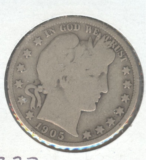 1905-S BARBER HALF