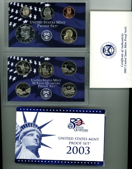 2003-S CLAD PROOF SET