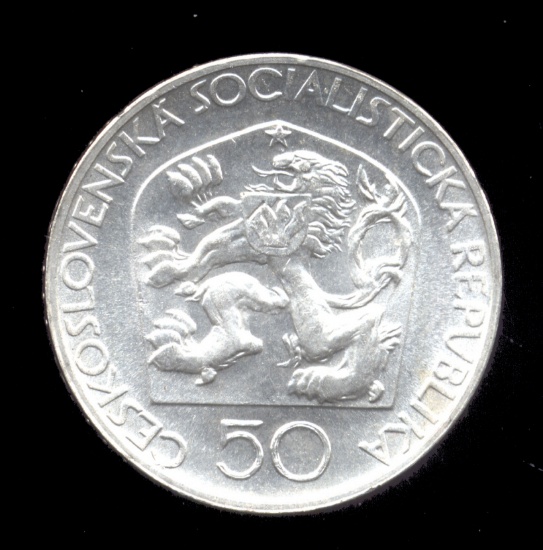 *50 Korun ... 1973 Silver ... Czecheslovakia