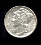 1942 ... BU  UNC ... Mercury Dime
