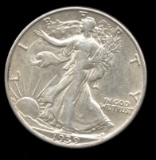 1939-D ... AU ... Walking Liberty Half Dollar