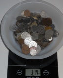 3 Pounds of World Foreign Coins