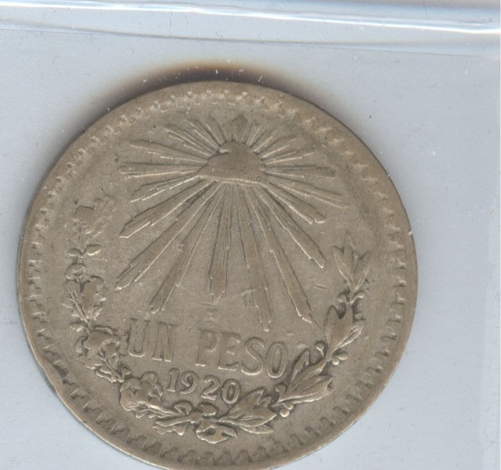 1920-2/1 MEXICO UN PESO