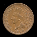 1908 ... AU ... Indian Head Cent