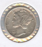 1919-D MERCURY DIME