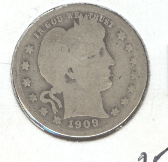 1909 BARBER QUARTER