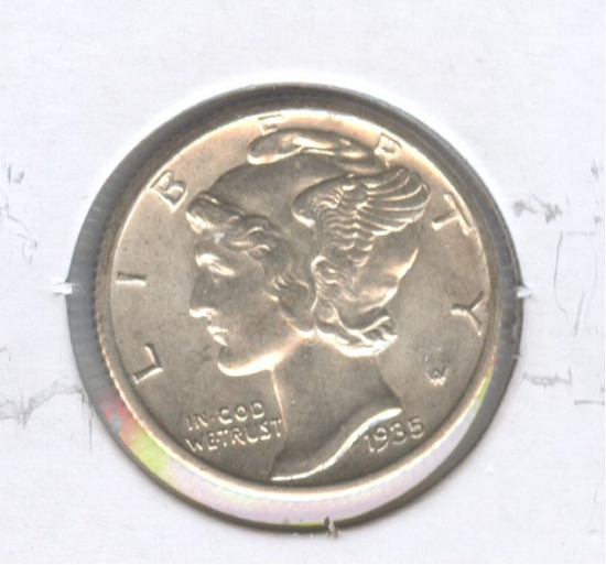 1935 MERCURY DIME